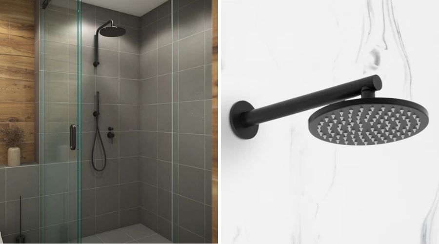 What Bathroom Styles Pair Well with a Black Shower Head?