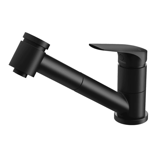 Ivy MKII Pull Out Sink Mixer with Veggie Spray Matte Black