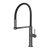 Blix Flexible Hose Brushed Carbon Sink Mixer Round Lead Free