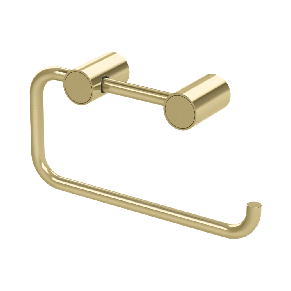 Vivid Slimline Toilet Roll Holder  Brushed Gold