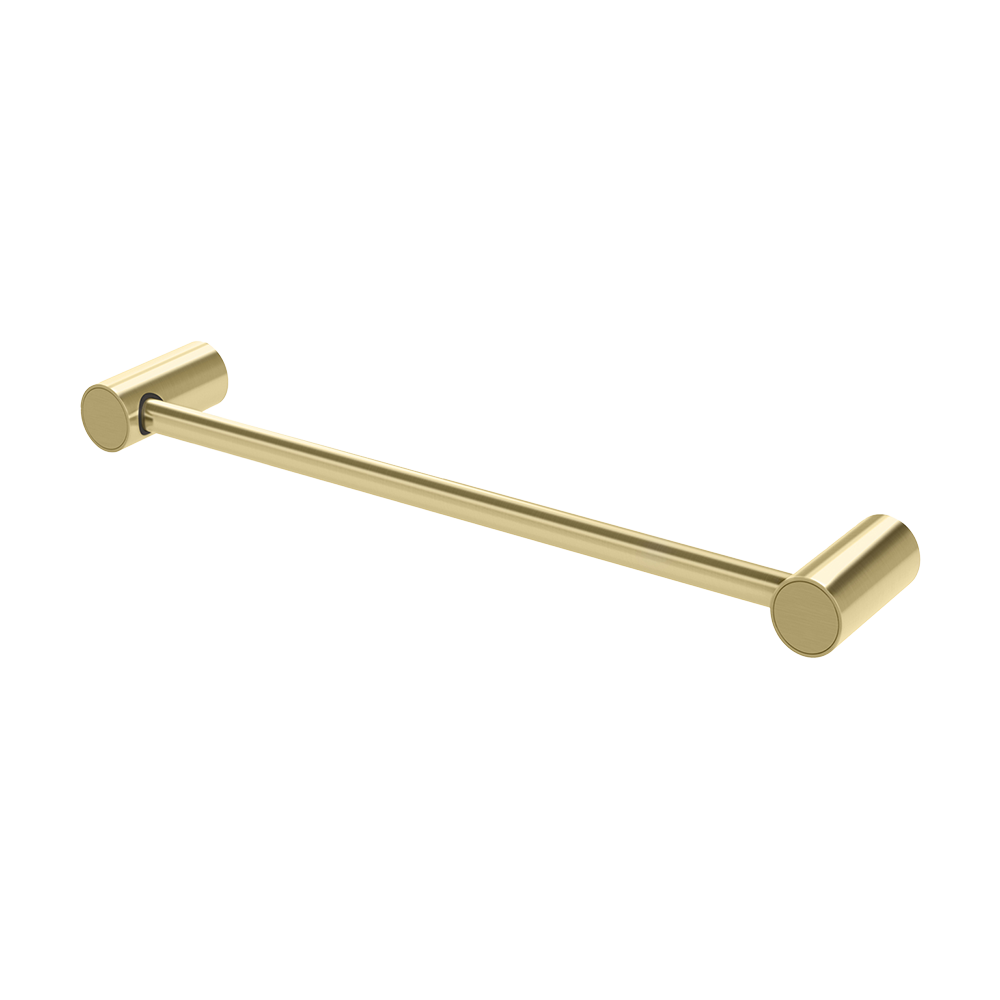 Vivid Slimline Hand Towel Rail 350mm Brushed Gold