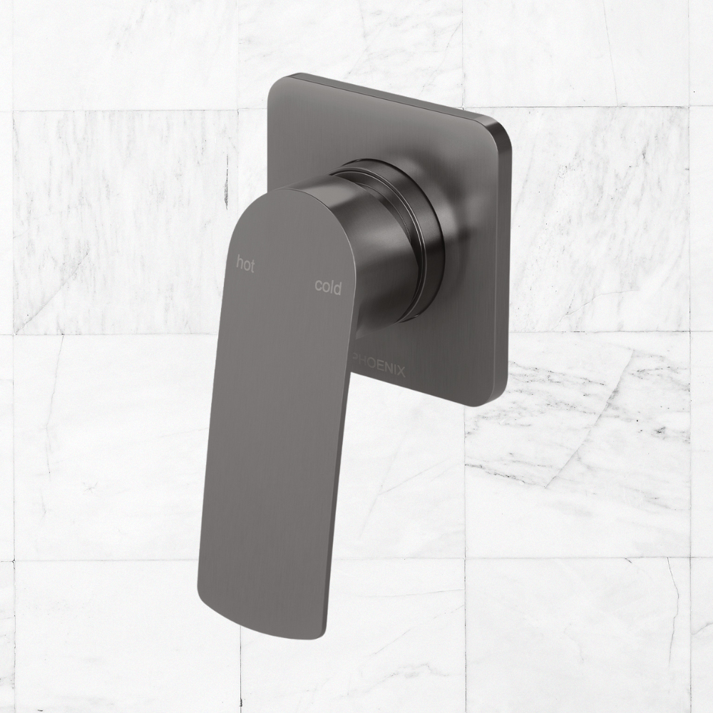 Mekko SwitchMix Shower / Wall Mixer Brushed Carbon