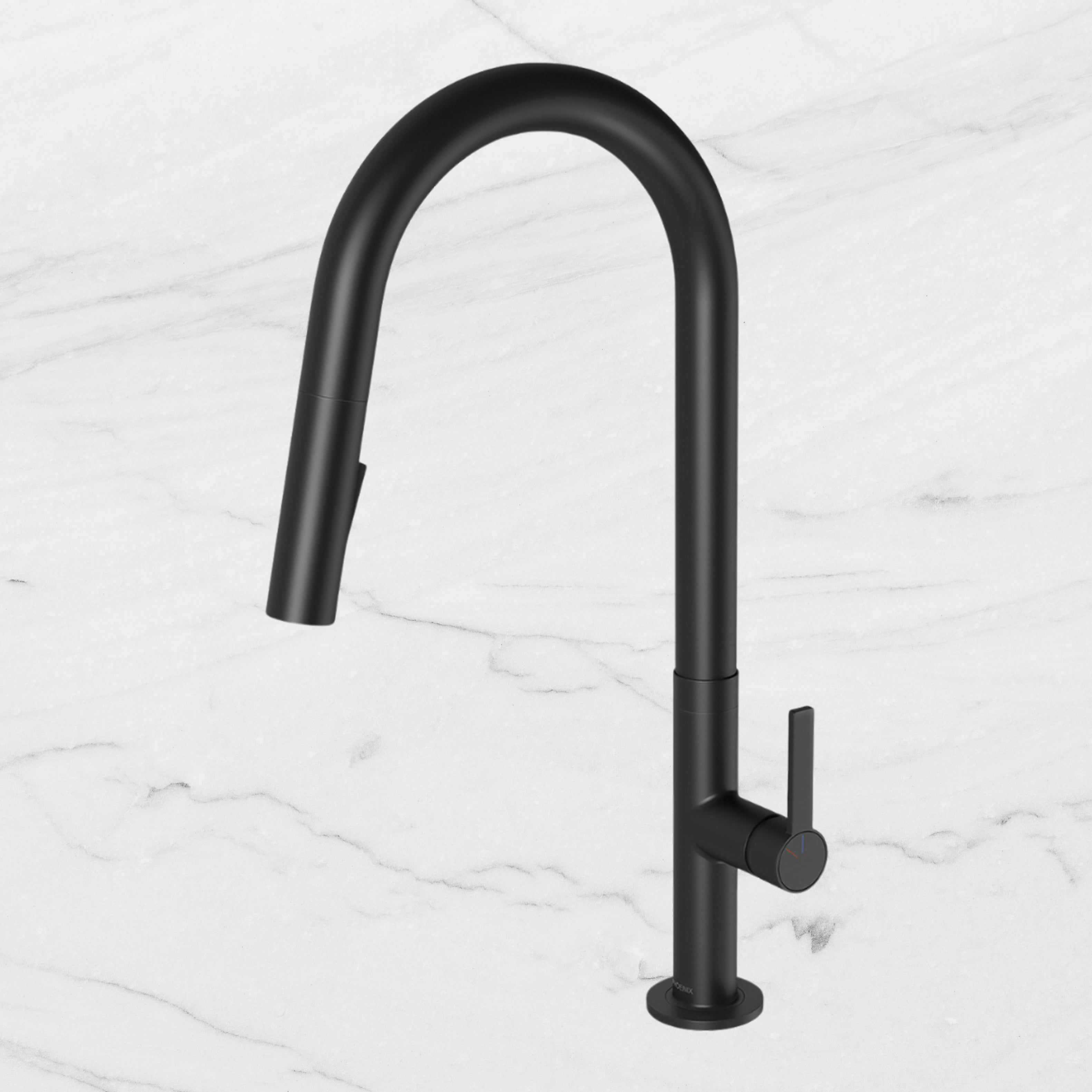 Lexi MKII Matte Black Pull Out Sink Mixer