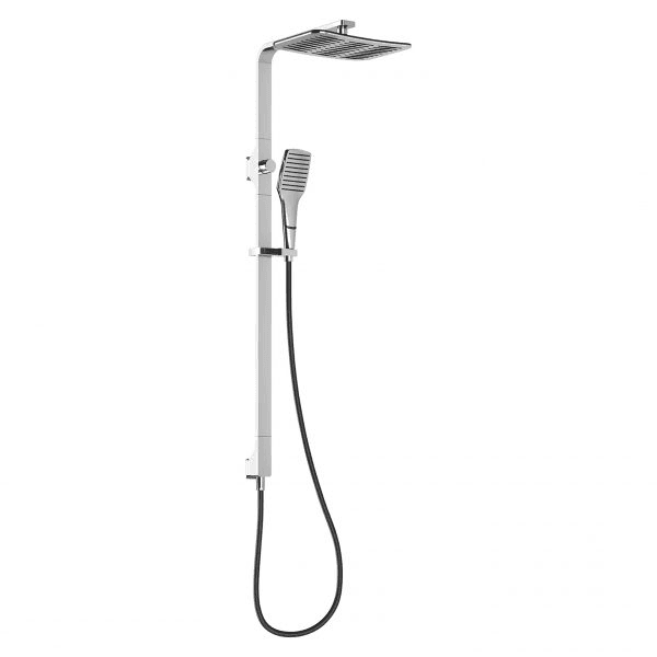 NX Cape Twin Shower Chrome Black