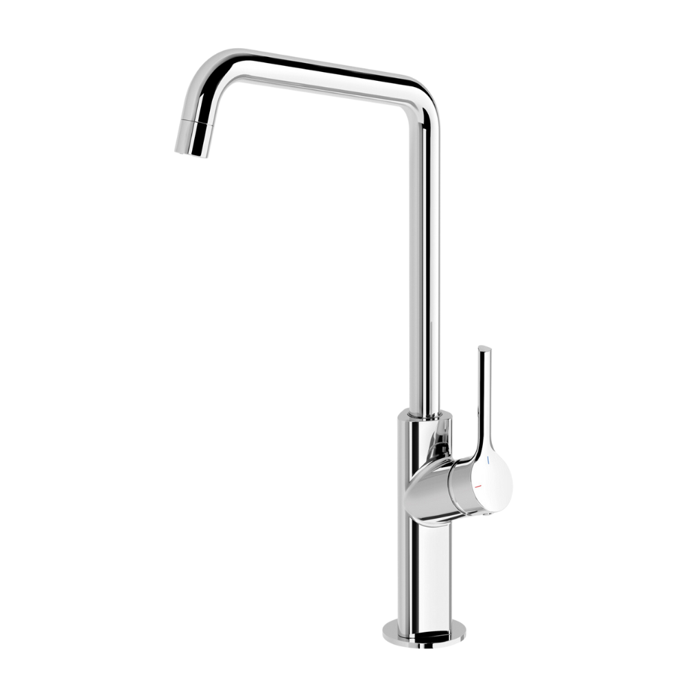 Ester Chrome Sink Mixer 200mm Squareline