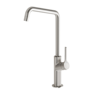 Ester Brushed Nickel Sink Mixer 200mm Squareline