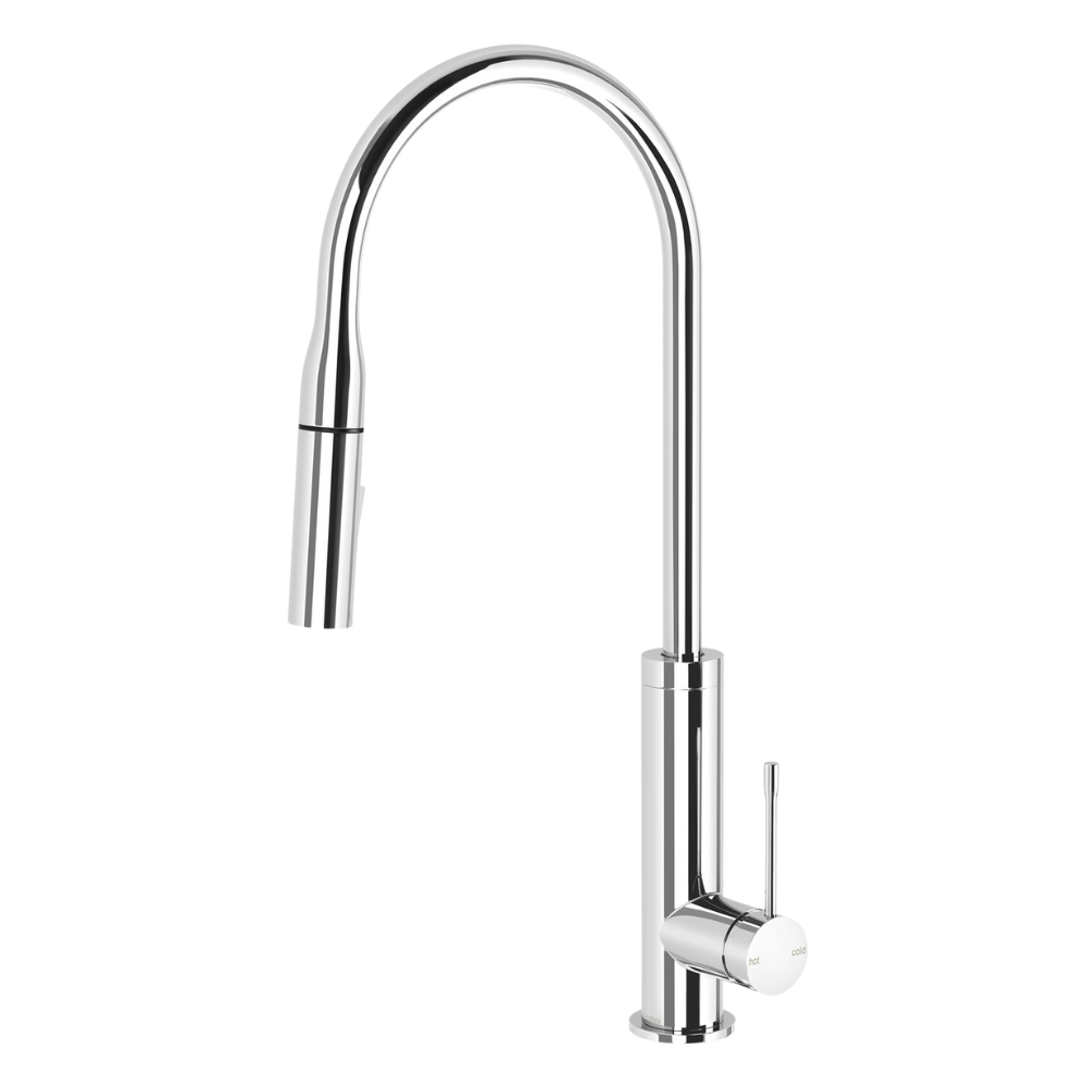 Deja Pull Out Chrome Sink Mixer 220mm