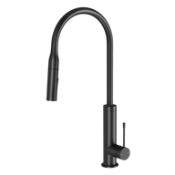 Deja Pull Out Matte Black Sink Mixer 220mm