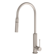 Deja Pull Out Brushed Nickel Sink Mixer 220mm