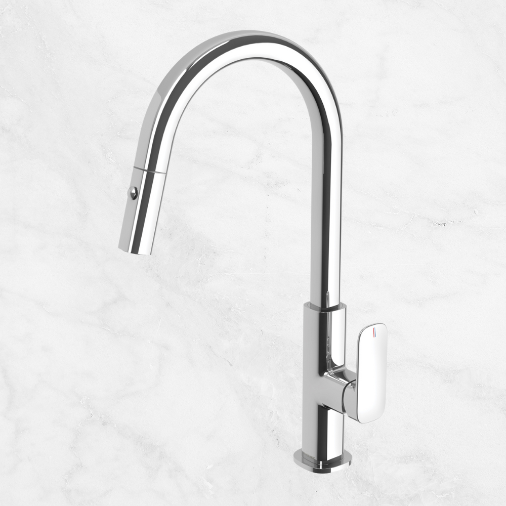 Nuage Pull Out Sink Mixer 200mm Lead Free Chrome