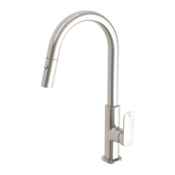 Nuage Pull Out Sink Mixer 200mm Lead Free Brushed Nickel