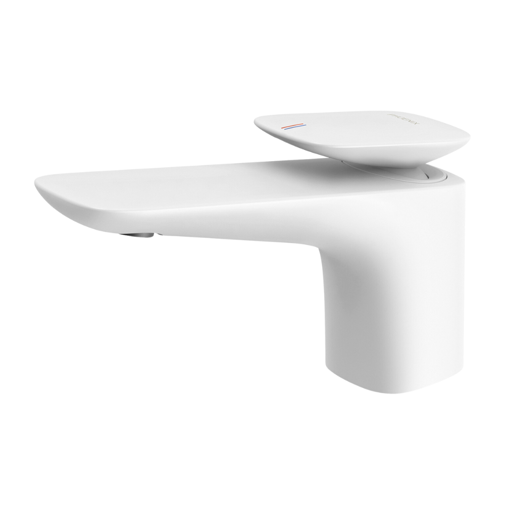 Nuage Basin Mixer Matte White