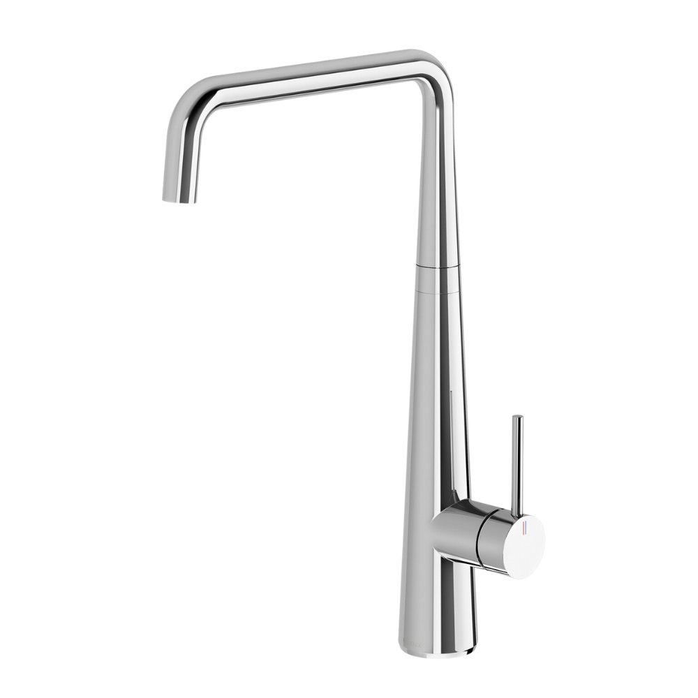 Erlen Chrome Sink Mixer 200mm Squareline