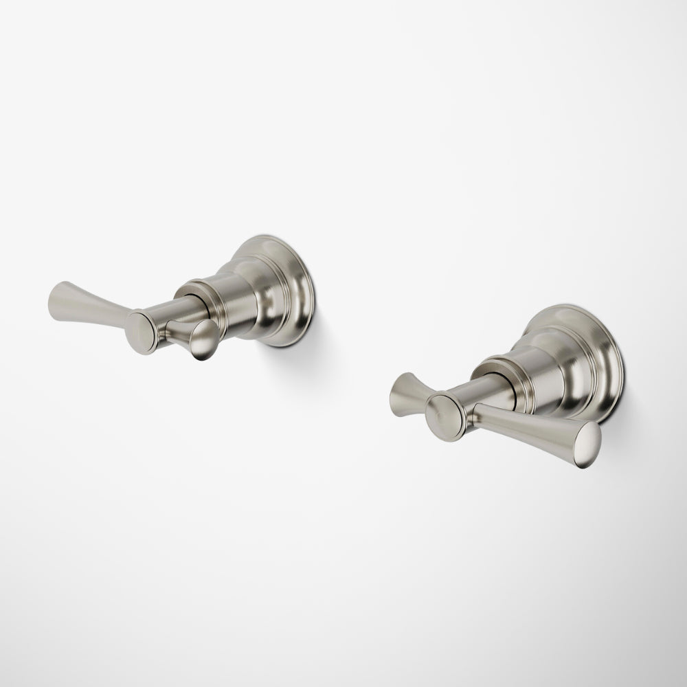 Cromford Wall Top Assemblies Brushed Nickel