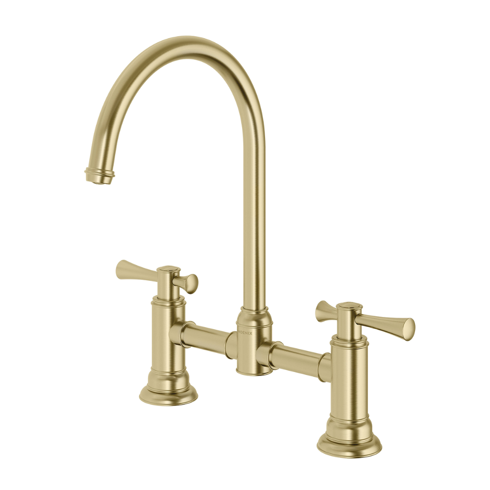 Cromford Exposed Sink Set Brushed Gold