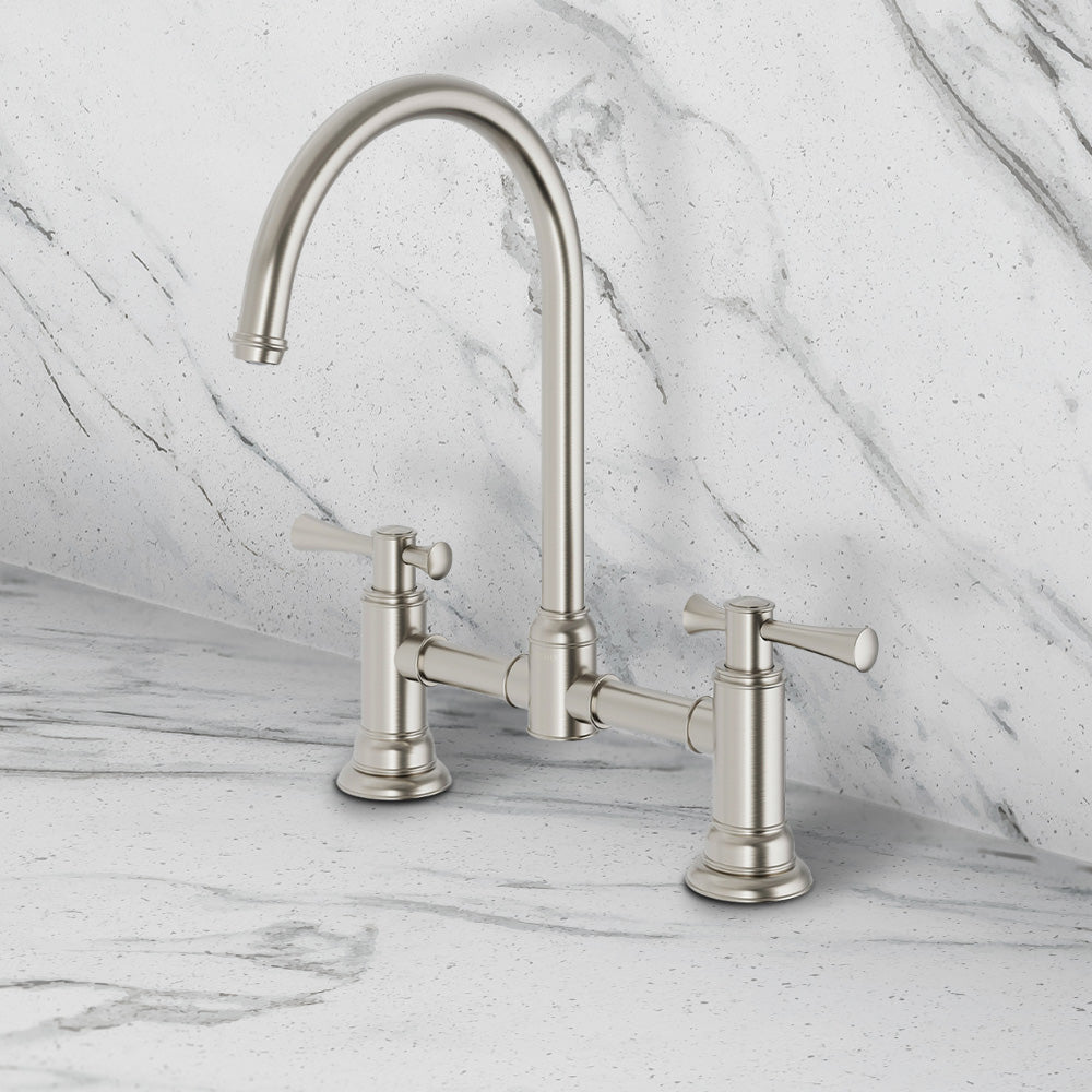 Cromford Exposed Sink Set Lead Free Brushed Nickel