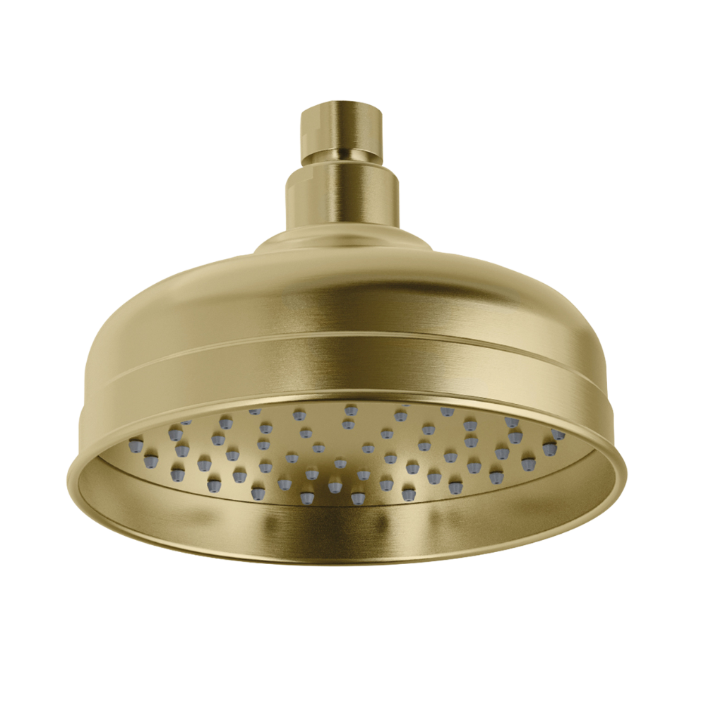 Cromford Shower Rose Brushed Gold