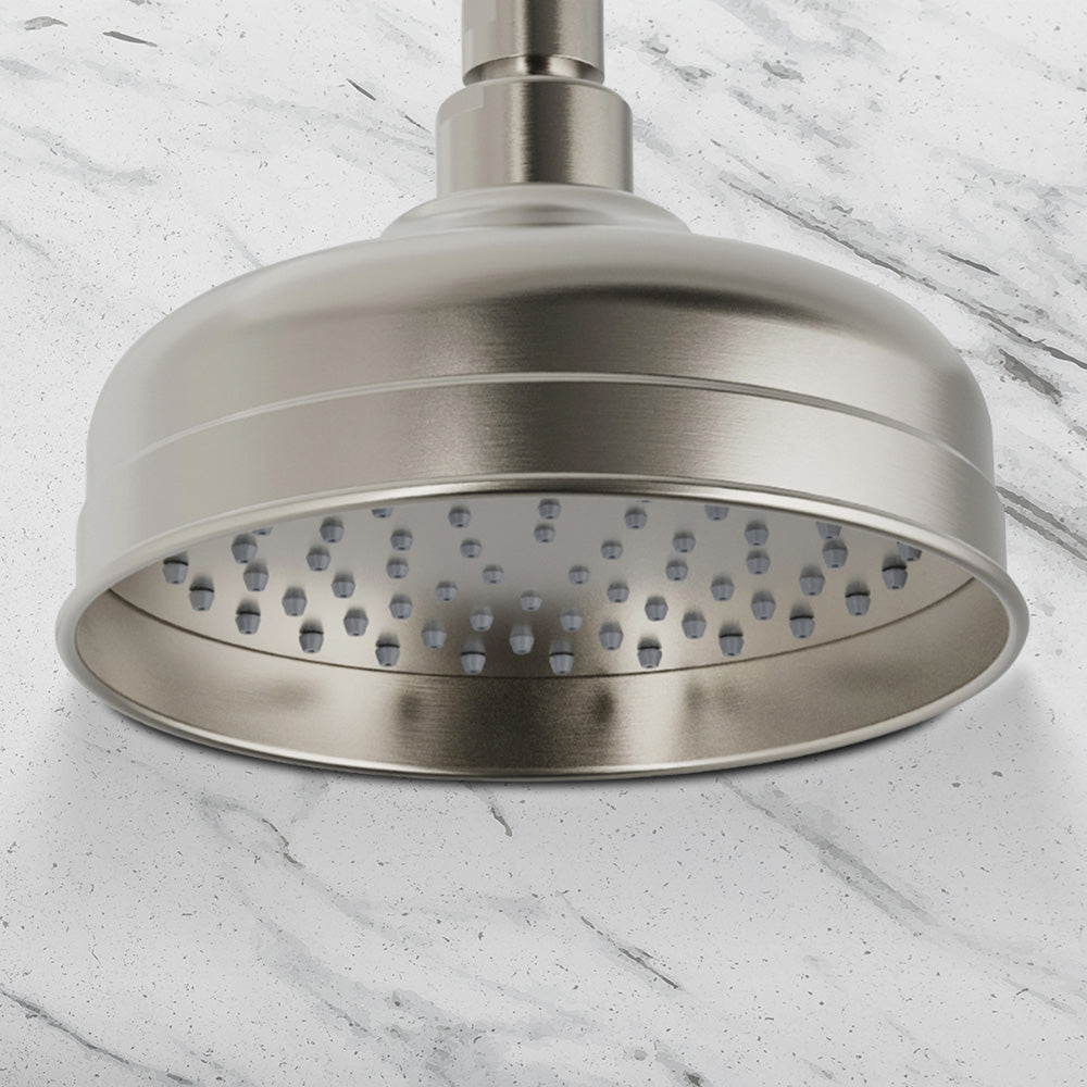 Cromford Shower Rose Brushed Nickel