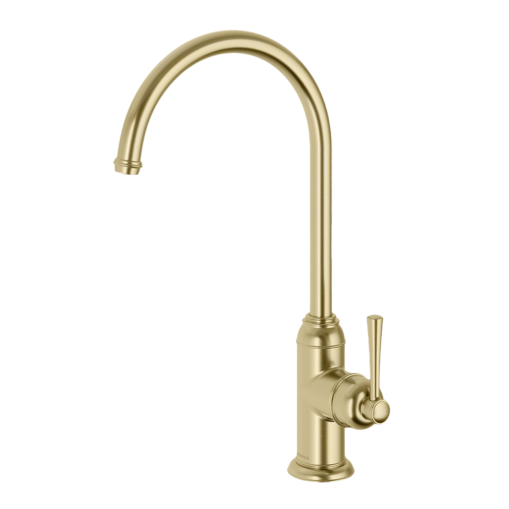 Cromford Sink Mixer Brushed Gold