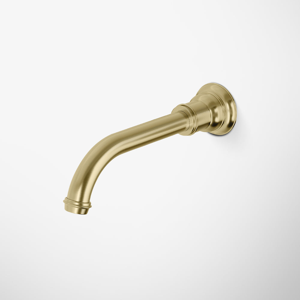 Cromford Wall Basin / Bath Outlet Brushed Gold