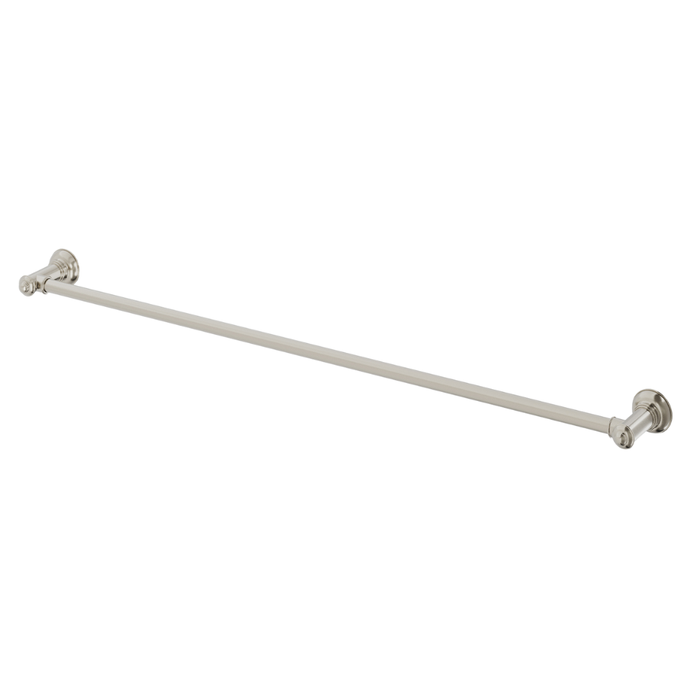 Cromford Single Towel Rail 800mm Brushed Nickel