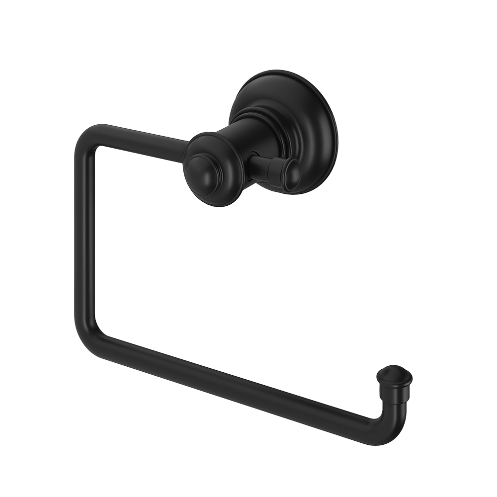 Cromford Toilet Roll Holder Matte Black