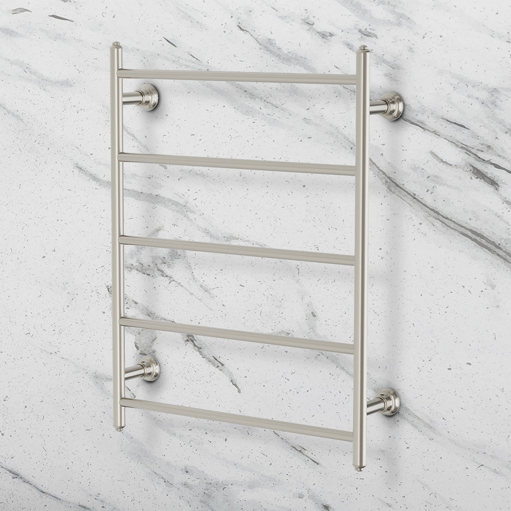 Cromford Heated Towel Ladder 550x750mm Brushed Nickel