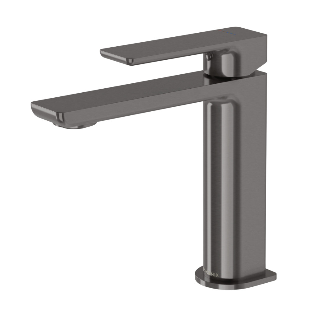 Gloss MKII Basin Mixer Brushed Carbon