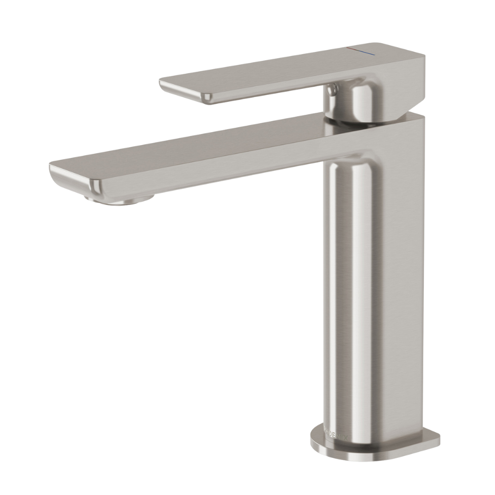 Gloss MKII Basin Mixer Brushed Nickel