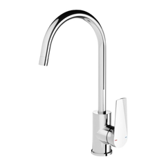 Arlo Sink Mixer 200mm Gooseneck Lead Free Chrome