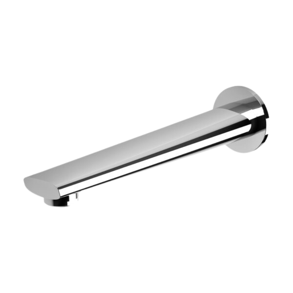 Arlo Wall Bath Outlet 200mm Chrome