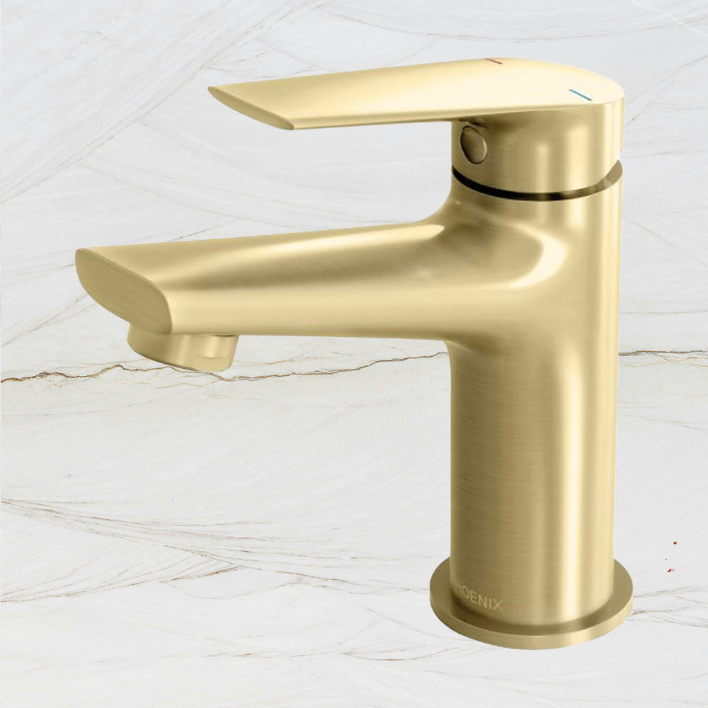 Arlo Basin Mixer Brushed Gold