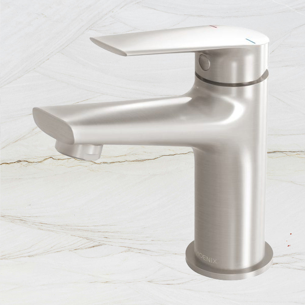 Arlo Basin Mixer Lead Free 6 Star Brushed Nickel