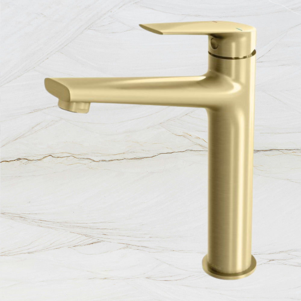 Arlo Vessel Mixer Brushed Gold