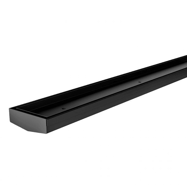 Phoenix V Channel Drain TI 75 x 600mm Outlet 65mm Matte Black