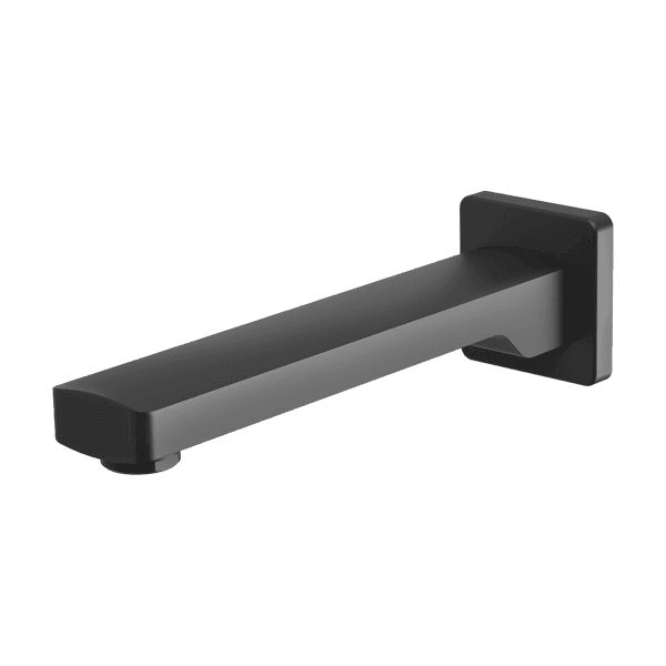 Teva Wall Bath Outlet 200mm Matte Black