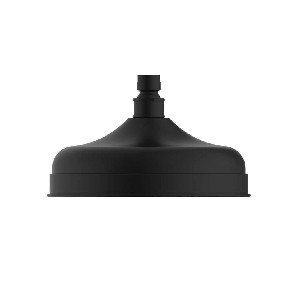 York Shower Head 200mm Matte Black