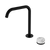 Nero Serenity Progressive Bath/Kitchen Mixer Edge Spout With Arabescato Corchia Handle Matte Black