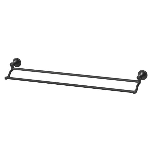 Phoenix Nostalgia Double Towel Rail 760mm Antique Black – Buildmat