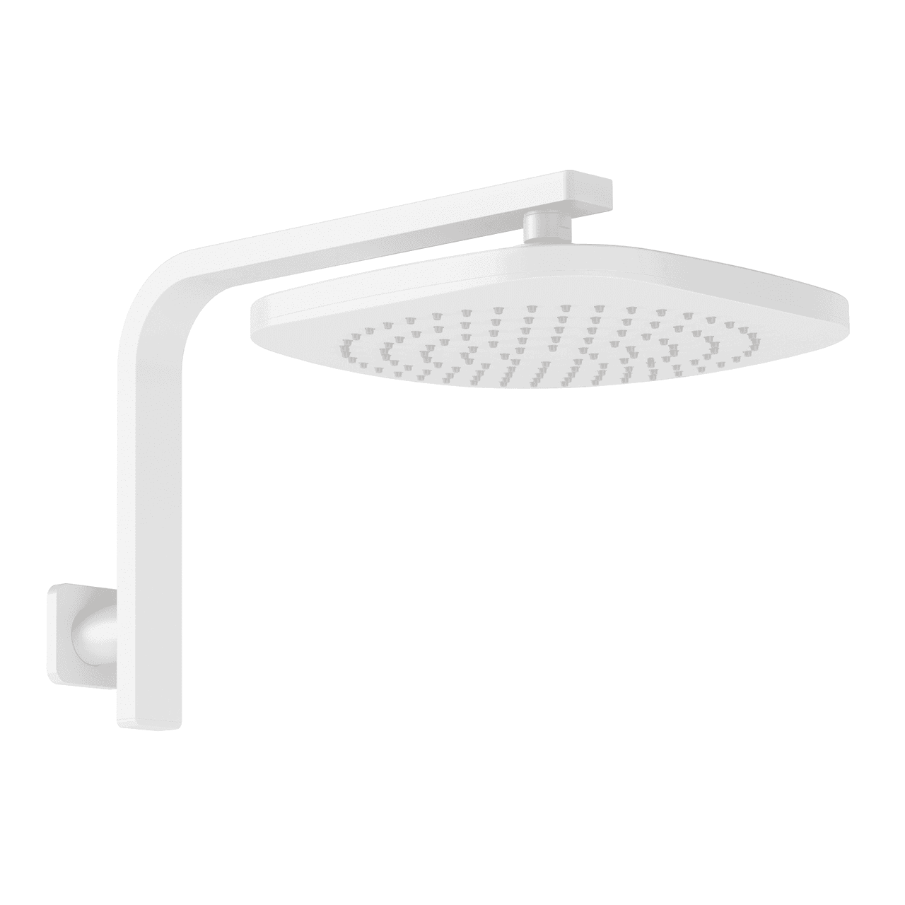 Nuage High-Rise Shower Arm & Rose Matte White