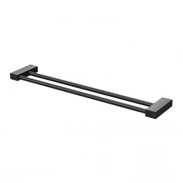 Lexi MKII Double Towel Rail 600mm  Matte Black