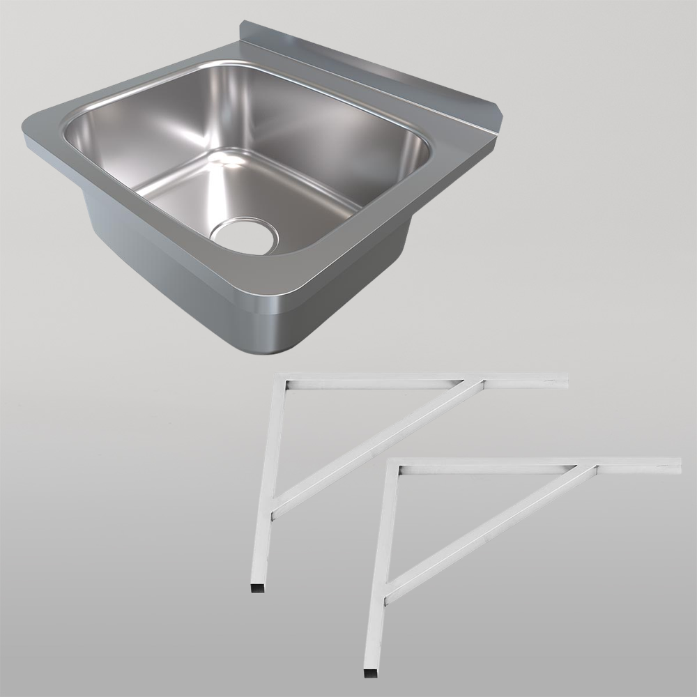 Jumbo Laundry Basin  Including Brackets