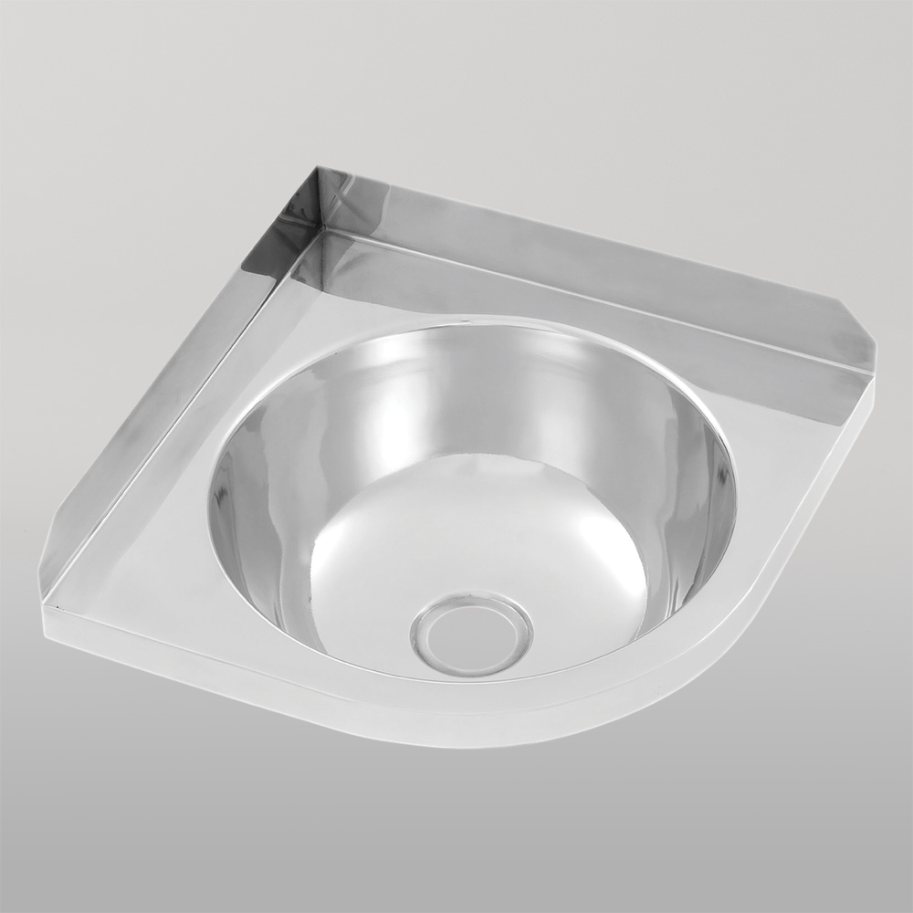 Corner Stainless Steel Hand Basin