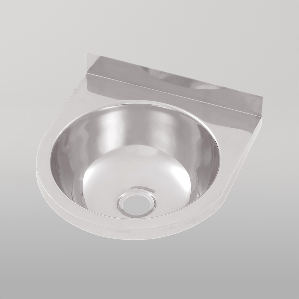 Round Stainless Steel Hand Basin