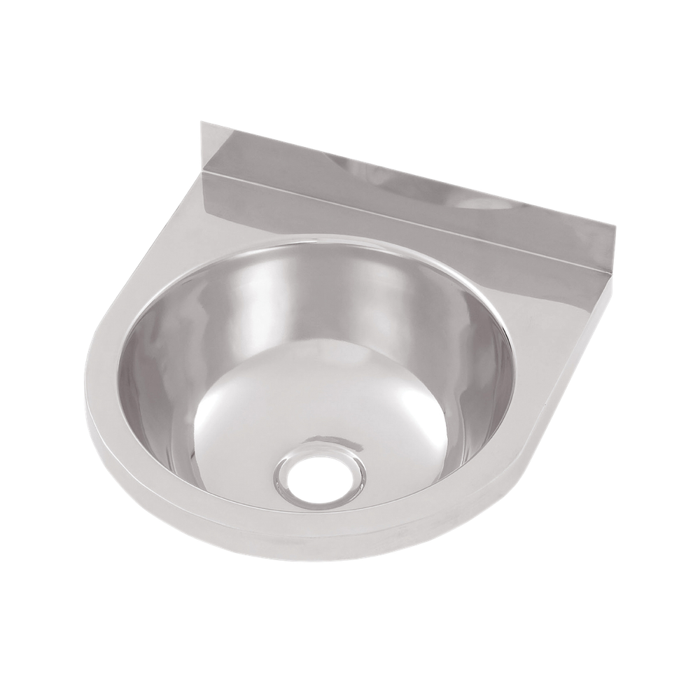 Round Stainless Steel Hand Basin