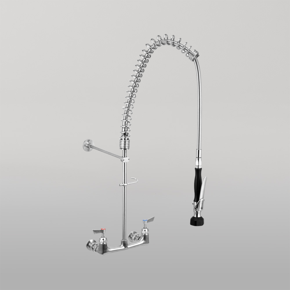 Stainless Steel Exposed Wall Mount Pre-Rinse Unit