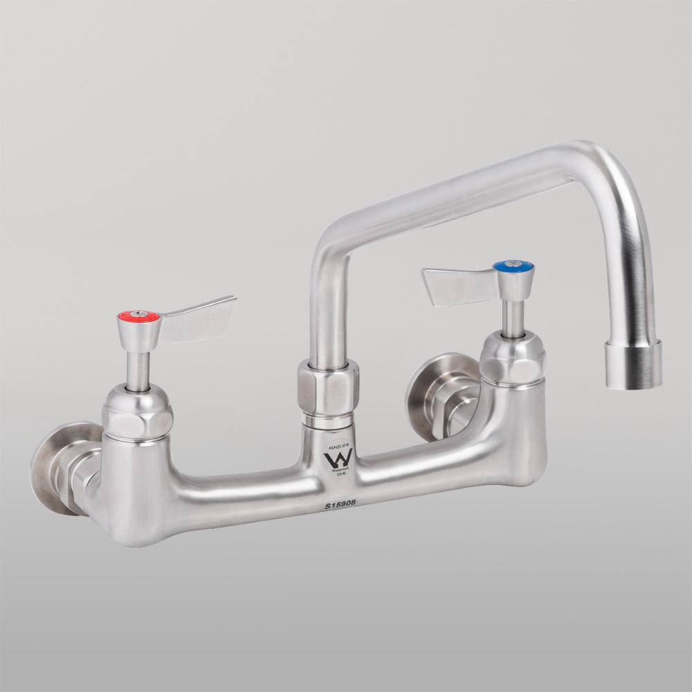 Stainless Steel Exposed Wall Tap Body With 6-inch Spout