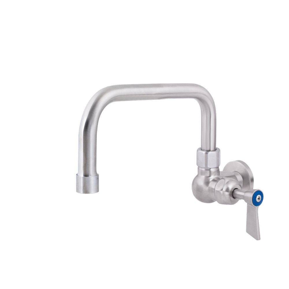 Stainless Steel Single Wall Mount Body with Single Control and 6-inch Spout