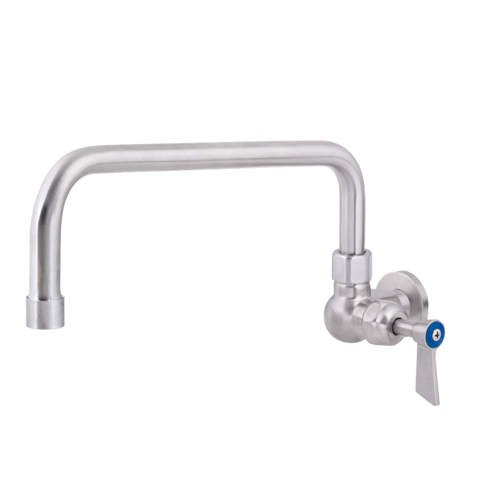 Stainless Steel Single Wall Mount Body with Single Control and 12-inch Spout