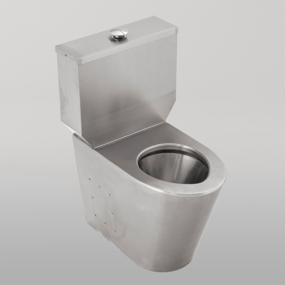 Ambulant Wall Faced Close Coupled Toilet Pan P Trap